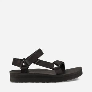 Teva Midform Universal Leather Naisten Mustat Sandaalit